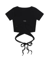 [NF] バックストラップクロップトップ_(ブラック)_F24QB350