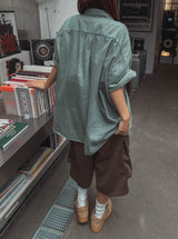 Needs Overfit Washed Denim Shirt