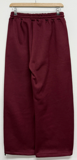 wide balloon fleece-lined hustle fire print wide long pants 🩶 3 COLOR