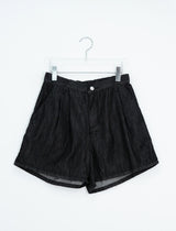 Cozy Nonfade Pintuck Back Banding Short Pants