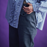 Pocket Slub Pants (Charcoal)