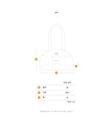 カジュアルショルダーバッグ [ベージュ]