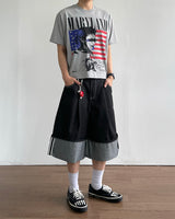Rollup Bermuda Denim Pants