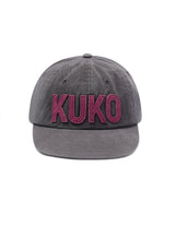 KUKO Logo 6Panel Cap_Grey Pink
