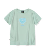 26SS★ Zesty Heart Crop Short Sleeve Tee