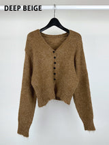 BOKASHI MIX KNITTING CARDIGAN