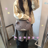 ミニハムスター ショルダー クロスバッグ(brown)