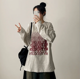 NT Gradient Noise Printed Long Sleeve Tee
