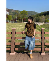 Faded Vintage Bermuda Cargo Denim