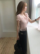 Blooming blouse (short sleeves ver.)