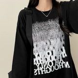 NT Gradient Noise Printed Long Sleeve Tee