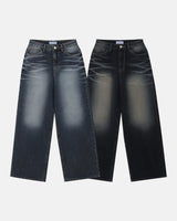 (UNISEX) Stone Domingo Wide Jeans