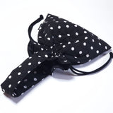 One Handle String Bag_Dot Black
