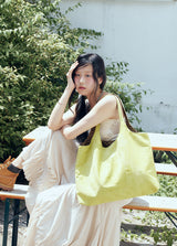 cobaltiny suede bag (lime)