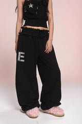 eat me plz* サニタリースウェットパンツセット - フリースストリートパンツ