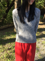 ベッチルーズフィットVネックウールニット（3c）