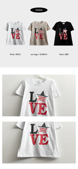 Chels Star Love 半袖T
