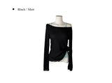 26SS★ [MADE/Knit + Sleeveless Set] レチロールアップシースルーニットノースリーブセット