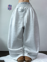 FLEECE🔥HEATER🔥BALLOON WIDE LONG PANTS💚💙💛🩶 7COLOR