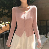 [MADE] Water, V-neck slim cardigan