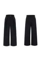 Embroidered Pleated Vintage Trousers