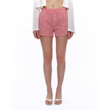 Sunday Boxer Shorts Check Red