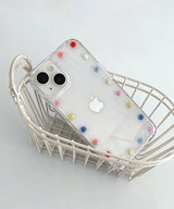 Button resin phone case
