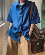 [MADE][Tie SET] オーシャンデニムタイハーフシャツ (2 color)