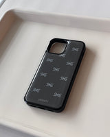 [MADE] mini logo dotted line epoxy bumper case_grey