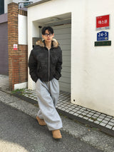キャンプ ユニセックス ワイドフリースパンツ 3C