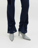 Sheer Layering Pants _ NAVY