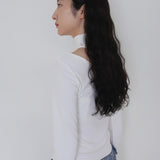 shoulder cut out tops