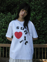 ドットロゴオーバーフィットTシャツ (WHITE)