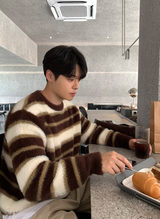 Liu Mohair Dangara Round Knit