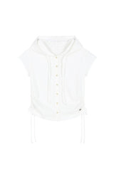 フーディーストリングシャツ (WHITE)