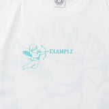 エグザンプルエンジェルロゴ半袖Tシャツ