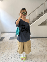 cotton banding bermuda pants