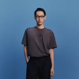 DVRK PRIVÉ SHOULDER MONOGRAM TEE V2- GREY