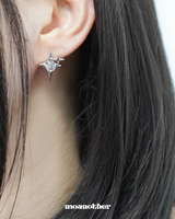 [925 Silver Post] Twinkle Cubic Earring