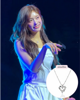 [NMIXX Sullyoon Necklace] メルティングハートカラーボーンネックレス