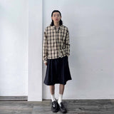 ストラクチュアルオーバーラップワイドショーツ