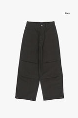 セニオーバーパラシュートスナップデニムパンツ
