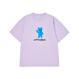 25SS エイリアンベアショートスリーブTシャツ ライトパープル