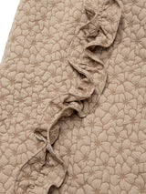 FLOWER RUFFLE PANTS(BEIGE)