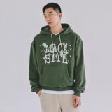 VINTAGE LOGO HOODED T-SHIRT KHAKI
