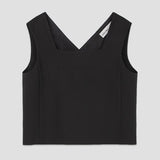 (BL-4329)ROU SET-UP SQUARE NECK BLOUSE