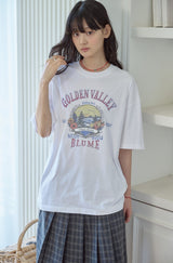26SS★ バレーガーデンホワイト半袖Tシャツ