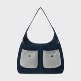 Denim Hobo Bag (Blue)