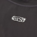 PRINT POINT RASHGUARD [CHARCOAL]