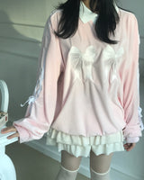 キッチュベルベットリボンTシャツ